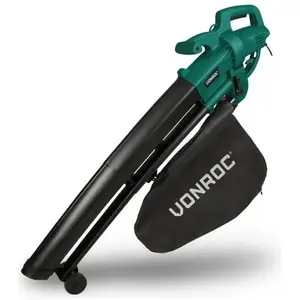 VONROC Souffleur et aspirateur à feuilles 3300W 3-en-1 Souffler, asp... pas cher