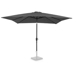 VONROC Parasol inclinable 2,8x2,8m - carré   Gris - Toile UPF 50+ - Pied exclu - Rosolina