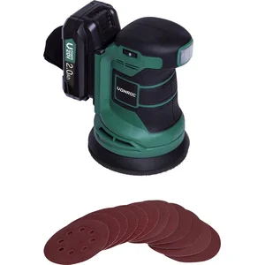 VONROC Ponceuse orbitale excentrique sans fil 20V - Ø125mm - 1 Batteri...