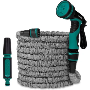 VONROC Tuyau d arrosage flexible 20m   support, buse et pistolet multi spray inclusVendu parbol