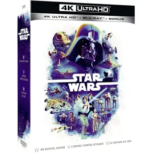 Comparateur de prix : Disney Star Wars: Episode 4-6 4k Blu-ray