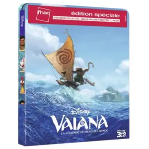 Walt Disney Records Vaiana, la légende du bout du monde Steelbook Edition spéciale Fnac Blu-ray 3D