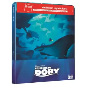 Disney - Pixar Le Monde de Dory Steelbook Edition spéciale Fnac Blu-ray 3D