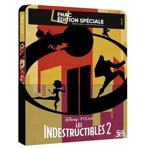 Disney - Pixar Les Indestructibles 2 Edition Fnac Steelbook Blu-ray 3D