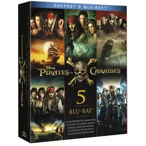 Disney Studios Pirates des Caraïbes L'intégrale Coffret Blu-ray