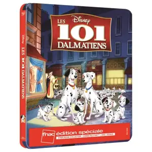 Walt Disney Records 101 Dalmatiens Steelbook Edition spéciale Fnac Blu-ray