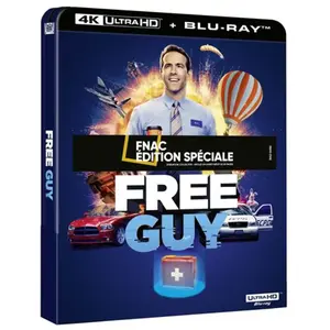 WALT DISNEY COMPANY FRANCE SAS Free Guy Edition Spéciale Fnac Steelbook Blu-ray 4K Ultra HD