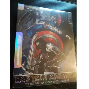 Marvel Captain America 2 : Le soldat de l'hiver Steelbook Mondo Blu-ray 4K Ultra HDVendu parfnac-be