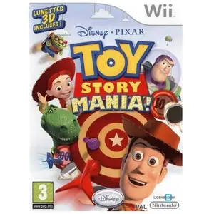 Comparateur de prix : Logithéque PACK TOY STORY MANIA / Jeu Wii + 2 paires de lune