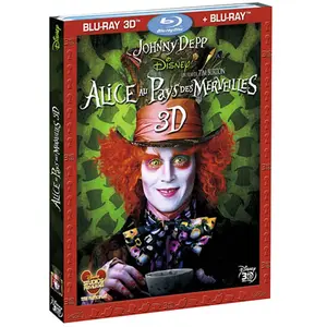 WALT DISNEY COMPANY FRANCE SAS Alice au pays des merveilles Combo Blu-ray 3D + 2D
