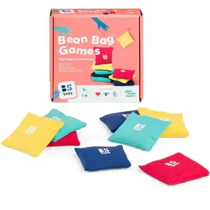 BS Toys Bean Bag Games GA526   Set van 8 Gooizakjes met 6 Spelletjes