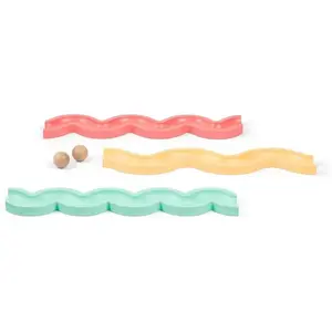 BS Toys Holzkugelbahn Pass and Play   4-tlg. pas cher