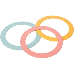 BS Toys Jongleer Ringen - set 3 ringen - jongleren - actief speelgoed - bio plastic - geschikt vanaf 8 jaar pas cher