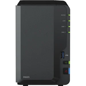 Synology DS223 (2 x 6 To, WD Red), NAS, Noir pas cher