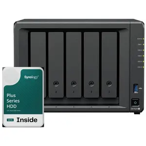 Synology DS1525+ 5Bay 30TB NAS met 5x6TB Plus HDD (5 x 6 TB), NAS, Noi... pas cher