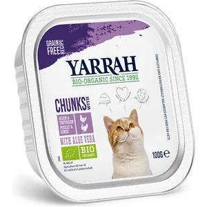 Yarrah Bio Kattenvoer Chunks Kip - Kalkoen 100 gr pas cher