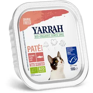 Yarrah Bio Kattenvoer Paté Zalm 100 gr pas cher