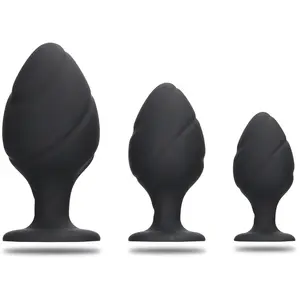 Comparateur de prix : Shots - Ouch! Gewervelde Butt Plug Set black