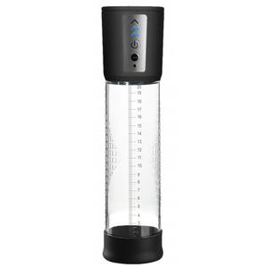 Pumped - Premium Oplaadbare Automatische Penis Pomp  Inclusief Siliconen Penis Ring - Transparant