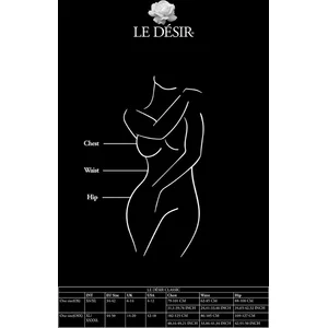 Le Désir Robe mi-longue en dentelle et résille pas cher