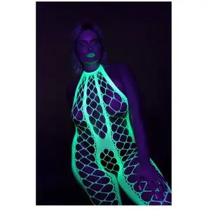 Combinaison Filet et Dos nu Vert Fluo vert XS/XL pas cher