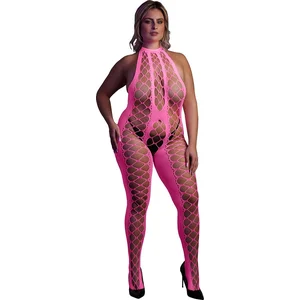 Catsuit Met Halternek - Roze pas cher