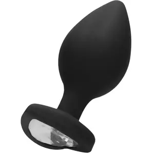 Comparateur de prix : Shots Ouch! - Extra Large Diamond Heart Butt Plug - Black