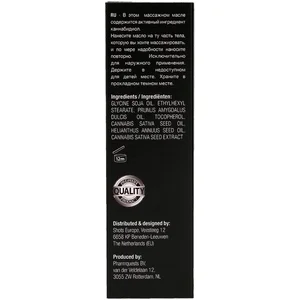 Shots - Pharmquests CBD Cannabis Massageolie - 50 ml