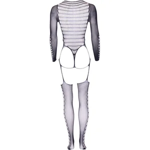 Comparateur de prix : Shots - Le Désir Catsuit Met Col - Zwart