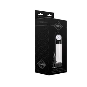 Comparateur de prix : Pumped Deluxe  Penis Pomp met Meter Inclusief Siliconen Penisring - 30 cm - Transparant