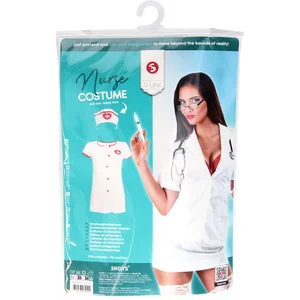 Nurse Costume - S/M - White pas cher