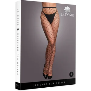 Le Désir by Shots Panty with Big Fishnet Structure - OS - Black pas cher