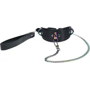 Collier-Laisse Venise Noir  
