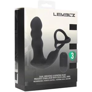 Dual Vibrating Remote Rotating Head Silicone Prostate Stimulator with ...Vendu parbol