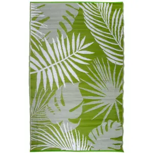 Esschert Design - Tapis de jardin en polypropylène feuilles jungle pas cher