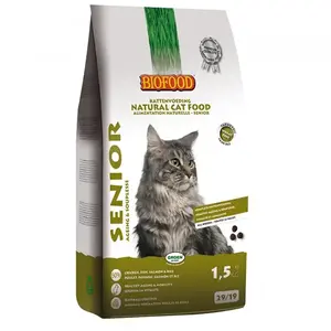 Biofood Senior Alimentation Naturelle Et Complète Pour Chat Senior - 1,5kg pas cher