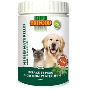 Biofood BF Petfood Herbes Naturelles pour chien et chat 125g pas cher