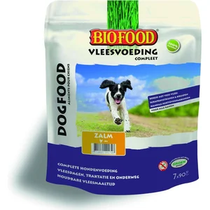 Biofood Vleesvoeding Zalm - Hond - Natvoer - 800 gr pas cher