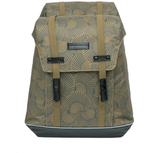 New Looxs Alba Double Selo Dubbele Fietstas - 34 liter - Brons pas cher