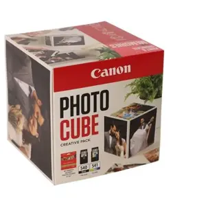 Cartouche d'encre Canon PG540/CL541 Photo Cube White/Pink + PP-201 Bla... pas cher