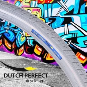 Dutch Perfect Buitenband No Puncture 28x1 5/8x1 1/2(40-622) Wit pas cher