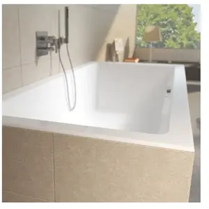 Riho Lugo inbouwbad met ligzijde links en rechts 190x80cm glans wit ac... pas cher