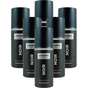 Amando Noir - Deodorant - 6x 150 ml - Voordeelverpakking pas cher