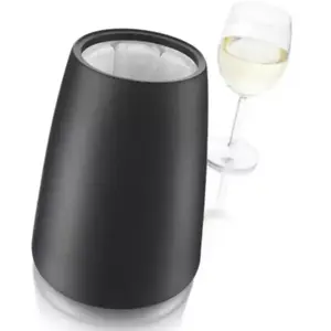 VACUVIN - Seau rafraîchisseur à vin Noir - Elegant Cooler