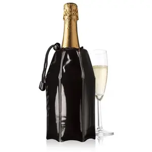 Rafraichisseur à champagne noir - Vacuvin - Noir - Plastique pas cher