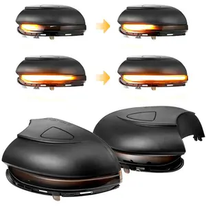 AUTO-STYLE Set LED Zijspiegel-Knipperlichten - passend voor Volkswagen Golf VI 2008-2012 & Touran 2010-2015 - S pas cher