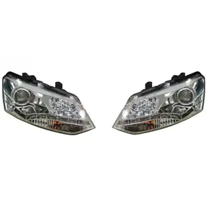 SONAR Set koplampen DRL-Look passend voor Volkswagen Polo 6R 2009-2014 - Chroom - incl. Motor pas cher