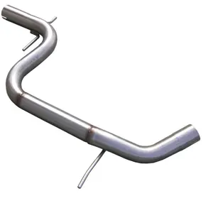 InoXcar 100% RVS Middenpijp passend voor Volkswagen Scirocco 1.4 TSi (122pk) 2008-Vendu parwinparts