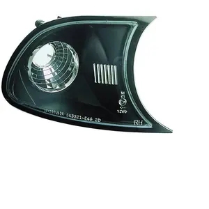 AUTO-STYLE Set de Clignotants Avant compatible avec BMW Série 3 E46 Coupe/Cabrio 1998-2001 - Noir pas cher