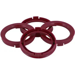 TPI Centreerringen 63.3->56.1mm Rood 4 stuks pas cher